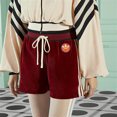 adidas x Gucci chenille cotton shorts 